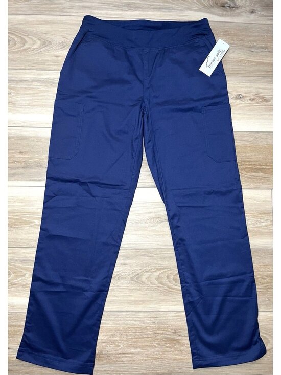 UA Scrubs Pants - NWT Butter Soft Stretch Blue Knit Waistband Scrub Pants - Women Size Medium